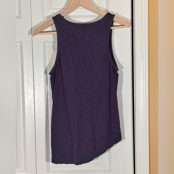 Luck Brand Navy Sleevless Top with Patterned Design - Picture 3 of 9